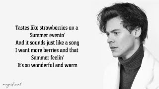 Harry Styles  Watermelon Sugar Lyrics [upl. by Vida]