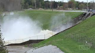 05192020 GladwinMidland Co MI Flooding Tittabawassee River [upl. by Wsan675]