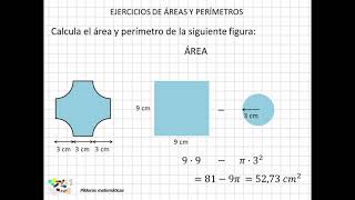 06 Ejercicios de áreas y perímetros I [upl. by Orlantha]