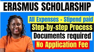 ERASMUS MUNDUS 2024 Erasmus Mundus Scholarship Application Process [upl. by Reinold869]