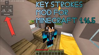 How to install Keystrokes Mod in Minecraft 1165 [upl. by Maritsa]