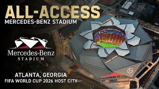 Allaccess Tour of Atlanta Uniteds MercedesBenz Stadium  2026 FIFA World Cup host city [upl. by Kilby]