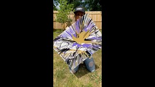 HOW TO MAKE SPIN ART USING A CANVAS PAINT AND A DRILL [upl. by Kakalina]