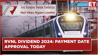 RVNL Dividend 2024 Approved at AGM Payment Date Announced [upl. by Britton]