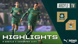 Plymouth Argyle v Coventry City highlights [upl. by Riannon]