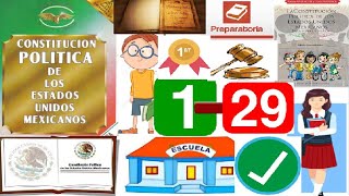 2021129 Garantías Individuales y Derechos HumanosPrimer Apartado Constitución México para niños [upl. by Neyr]