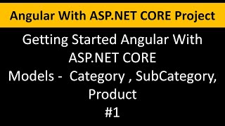 ASPNET CORE With Angular Tutorials for Beginners Part1  Ecommerce Project Start to End [upl. by Spencer]