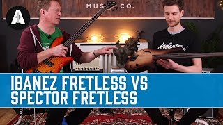 All About The Bass  Fretless Ibanez Vs Spector Fretless [upl. by Ewen]