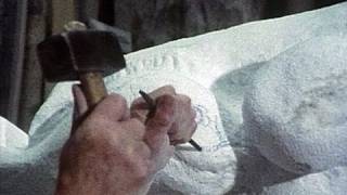 Carving Marble with Traditional Tools [upl. by Rawden775]