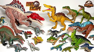 Spinosaurus vs Spinosaurs Toys Jurassic World Baryonyx Suchomimus Irritator Dinosaurs Collection [upl. by Odla571]