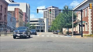 Driving Downtown  Montgomery  Alabama USA [upl. by Anaili566]