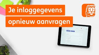 Inloggegevens Mijn ING opnieuw aanvragen  Digitaal Bankieren Hoe werkt het  ING [upl. by Neral73]