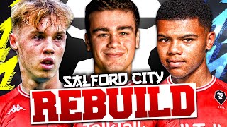 REBUILDING SALFORD CITY FIFA 22 Career Mode [upl. by Llerud180]