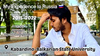 My Experience in Russia 🇷🇺  Kabardino Balkarian State University MBBS Russia [upl. by Gilud]