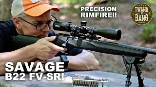 Savage B22 FVSR Precision Rimfire [upl. by Eneleahs]