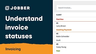 Understand Invoice Statuses  Invoicing [upl. by Schwing402]