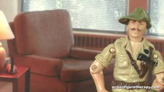 How Does A Mustache Help In Combat  Action Figure Therapy [upl. by Meneau]