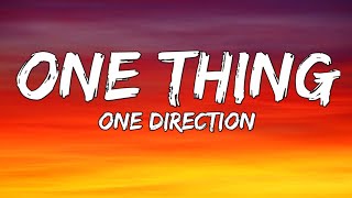 One Direction  One Thing Lyrics [upl. by Mollee]