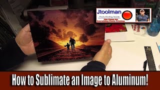 How to Sublimate an Image to Aluminum [upl. by Nolra]