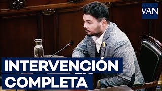 JUICIO PROCÉS Intervención completa de Gabriel Rufián [upl. by Cogen]