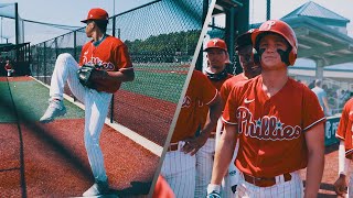 Ambidextrous Pitcher Throws 90 From BOTH SIDES  Phillies Scout Team FINAL 4 [upl. by Trab]