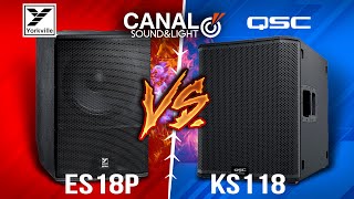 Yorkville ES18P vs QSC KS118 Subwoofer Battle [upl. by Coady]