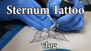 Sternum Tattoo Vlog amp Experience [upl. by Mozes]