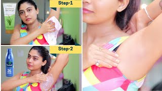 UNDERARMS WHITENING AT HOME  Rinkal Soni [upl. by Ainnet168]