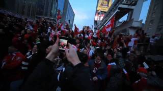 Compilation of Canadas Reactions to Mens Hockey Gold Part 2 of 2 Vancouver 2010 [upl. by Ylhsa]