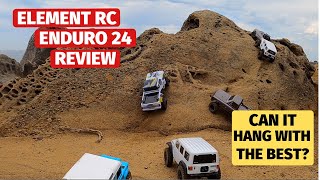 Element RC Enduro 24 Review  124 mini crawler contender [upl. by Larimore]