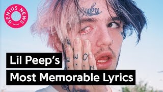 Remembering Lil Peep’s Most Memorable Lyrics  Genius News [upl. by Castra]