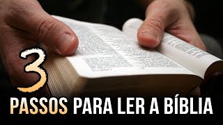 COMO LER A BÍBLIA EM 3 PASSOS SIMPLES  Pastor Antonio Junior [upl. by Lebar]