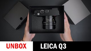 Unboxing a 6000 Point amp Shoot Camera The Leica Q3 [upl. by Ihcas]