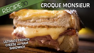 You have to try this Croque Monsieur French Cheese and Ham sandwich [upl. by Fridlund]