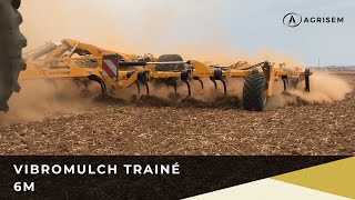 VIBROMULCH 6m TRAINÉ  AGRISEM INTERNATIONAL [upl. by Azila]