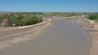 Wixom Lake becomes muddy field after dam failures [upl. by Apicella]