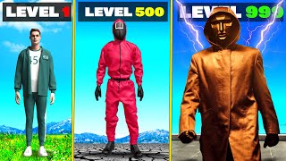 Level 1 SQUID GAME to Level 1000000000 in GTA 5 [upl. by Gnoud237]