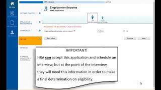 Access HRA  Income Information [upl. by Lipkin]