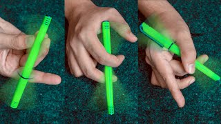 3 EASY VISUAL Pen Spinning Tricks  TUTORIAL [upl. by Stormi]