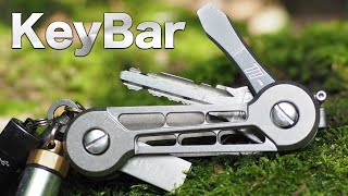 【EDC】ジャラジャラしないチタン製キーホルダー『KEYBAR（キーバー）』 [upl. by Seale866]