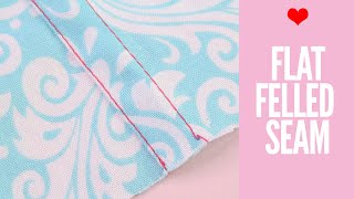 How to Sew a Flat Felled Seam [upl. by Stuppy203]