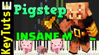 Pigstep Minecraft  Insane Mode Piano Tutorial Synthesia [upl. by Artemed]