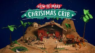 Christmas Series  How to make a Christmas Crib  DIY Nativity Scene [upl. by Healey]