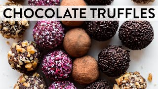 Chocolate Truffles  Sallys Baking Recipes [upl. by Anemolihp]