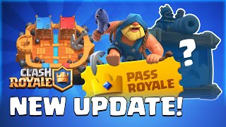 Clash Royale July Update Reveal Season 1 Gameplay  Pass Royale  New Card  TV Royale [upl. by Willem]