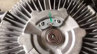 Adjusting temperature on viscous fan clutch [upl. by Roana]