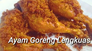 Resep Ayam Goreng Lengkuas Tulang Lunak Favorit dan Mantap [upl. by Chelsie]