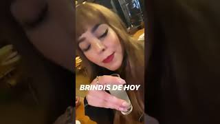 Danna Paola y su brindis [upl. by Atteoj]