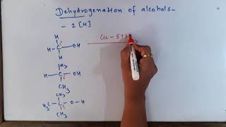 Dehydrogenation of alcohols Class XII [upl. by Nitsu855]