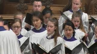 March 6 2019 quotMiserere Mei Deusquot by Gregorio Allegri 15821652 at Washington National Cathedral [upl. by Camfort647]